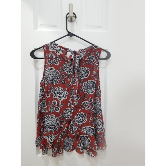 Madewell Silk Bow Back Flutter Top - Picture 4 of 6